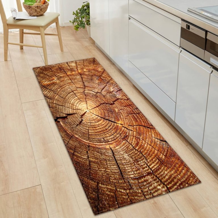 Bruine keukenloper - 99cmx290cm