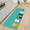 Kattenmotief keukenloper - 60cmx180cm