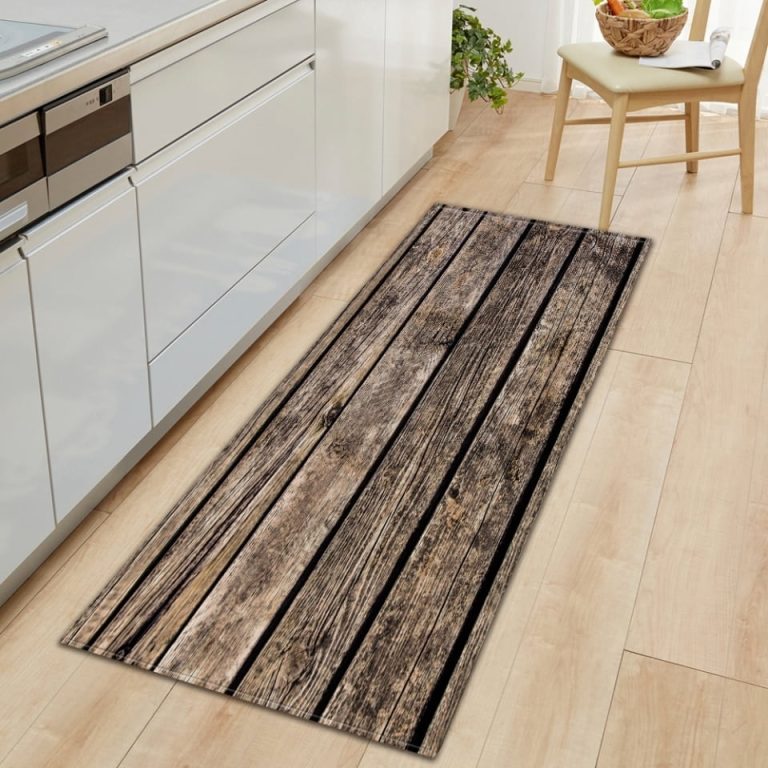 Keukenloper in houtkleur - 60cmx180cm