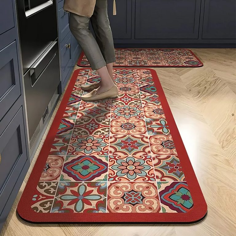 Keukenloper rood - 50cmx160cm