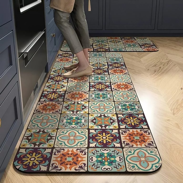 Kleurrijke arabeske keukenloper - 50cmx160cm