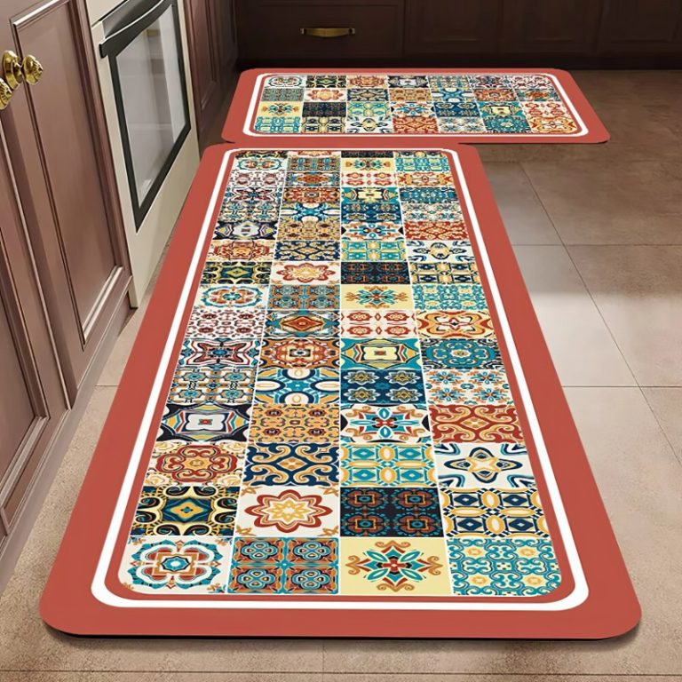 Levendige azulejos keukenloper - 50cmx160cm