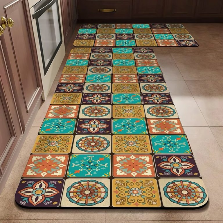 Majorelle patroon keukenloper - 50cmx160cm