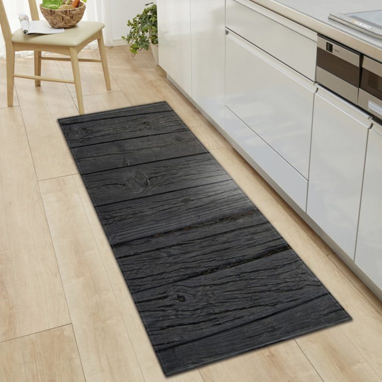 Zwarte keukenloper - 99cmx290cm